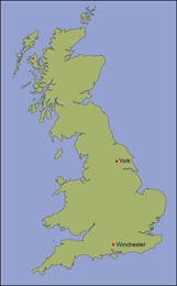 Map showing main sites for the project About the Project